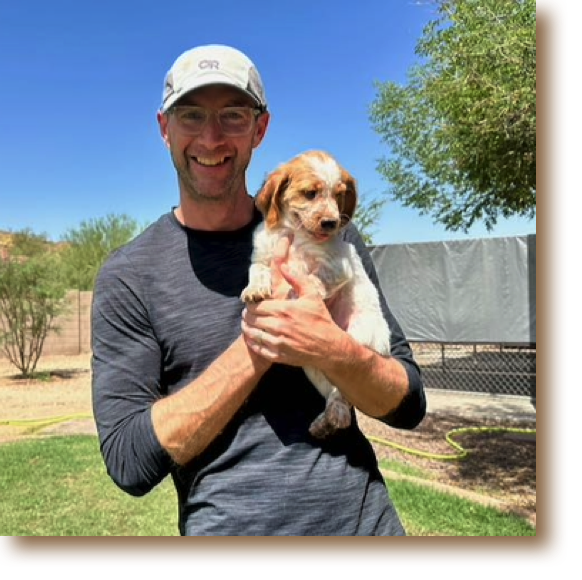 Vincent "Max" and Dave, future hunting buddies